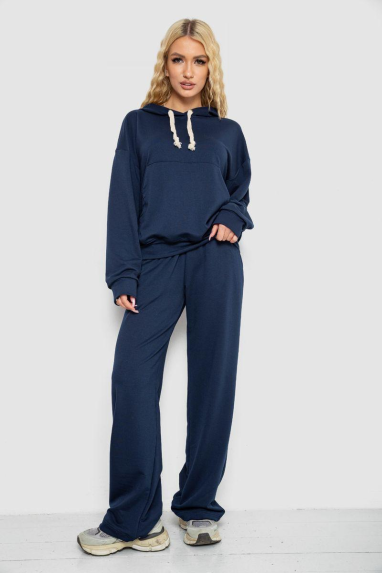 Спортивний костюм жіночий, колір темно-синій, 241R2001-11 XL, 50, XL