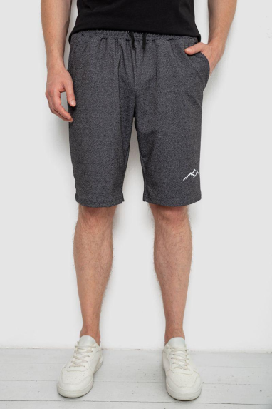 Шорти чоловічі, колір грифельний, 241R16222 XXL, 52, XXL