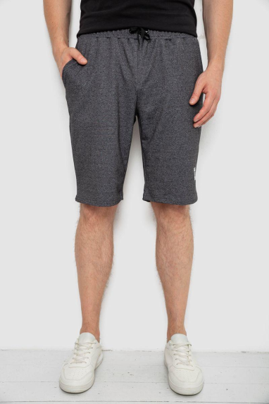 Шорти чоловічі, колір грифельний, 241R16222-2 XXL, 52, XXL