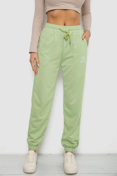 Спортивні штани жіночі, колір фісташковий, 238RJH019 Ager, XS, 42, XS