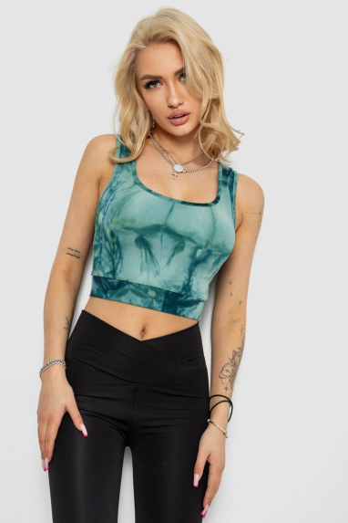 Майка-топ, колір зелений, 238R58264 XL, 50, XL