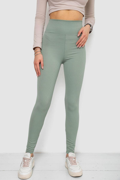 Лосини в рубчик, колір оливковий, 238R58202 XXL, 52, XXL