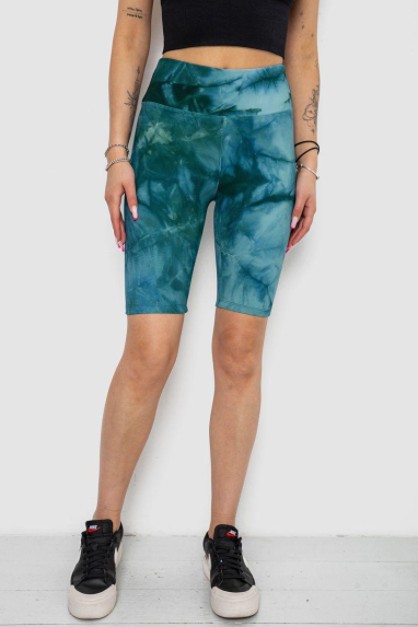 Велотреки жіночі в рубчик, колір зелений, 238R58193 XL, 50, XL