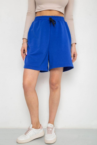 Шорти жіночі однотонні, колір електрик, 238R57907 Ager, XXL, 52, XXL