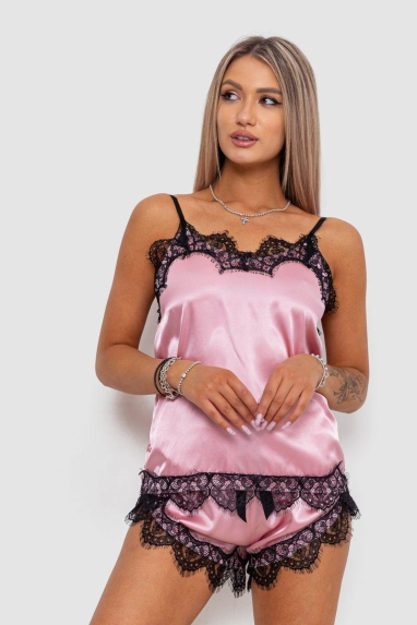 Піжама жіноча, колір рожевий, 238R57408 XL, 50, XL