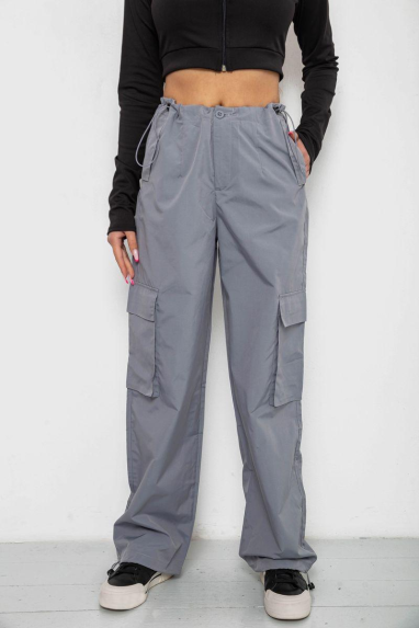 Штани карго жіночі, колір сірий, 238R5366 Ager, XXL, 52, XXL