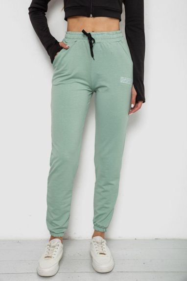 Спортивні штани жіночі, колір оливковий, 238R5052-1 Ager, XXL, 52, XXL