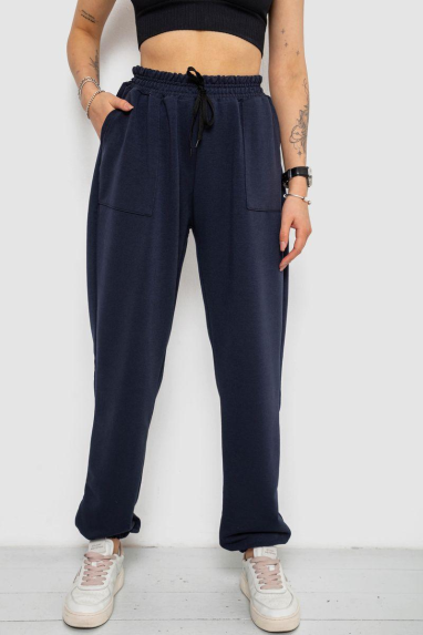 Спортивні штани жіночі, колір темно-синій, 238R347 Ager, XXL, 52, XXL