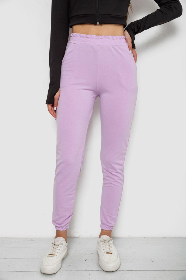 Спортивні штани жіночі, колір бузковий, 238R345 XL, 50, XL