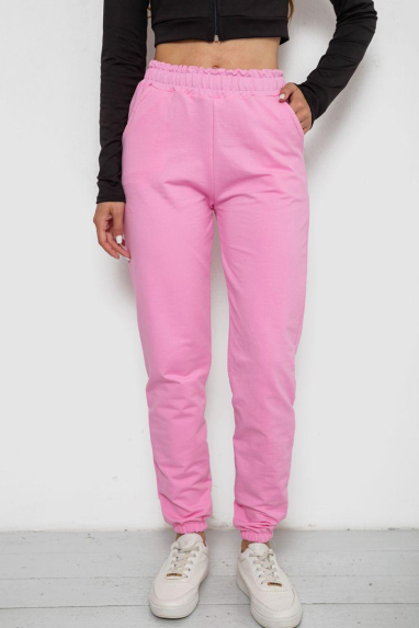 Спортивні штани жіночі, колір рожевий, 238R345-1 Ager, XXL, 52, XXL