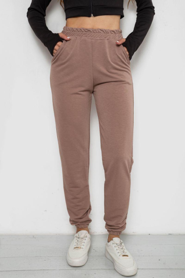 Спортивні штани жіночі, колір мокко, 238R345-1 Ager, XXL, 52, XXL