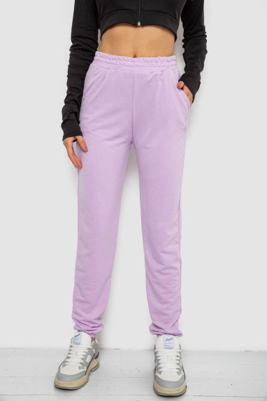 Спортивні штани жіночі, колір світло-бузковий, 238R325 XL, 50, XL