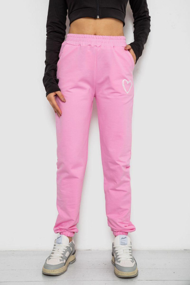 Спортивні штани жіночі, колір рожевий, 238R324 XL, XL, XL