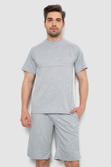 Костюм чоловічий повсякденний, колір сірий, 238R1570 Ager, 50, XL