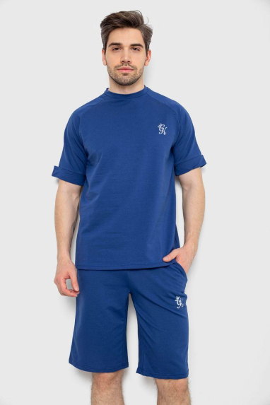 Костюм чоловічий повсякденний, колір синій, 238R1570-1 Ager, 50, XL