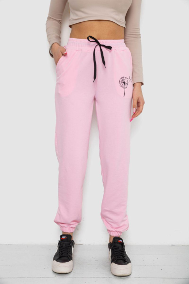 Спортивні штани жіночі, колір рожевий, 238R121 Ager, XL, 50, XL