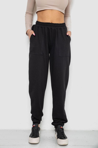 Спортивні штани жіночі, колір чорний, 238R115 Ager, XXL, 52, XXL