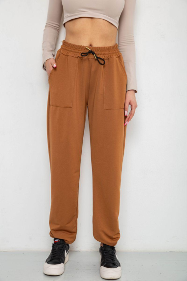 Спортивні штани жіночі, колір коричневий, 238R115 Ager, XXL, 52, XXL