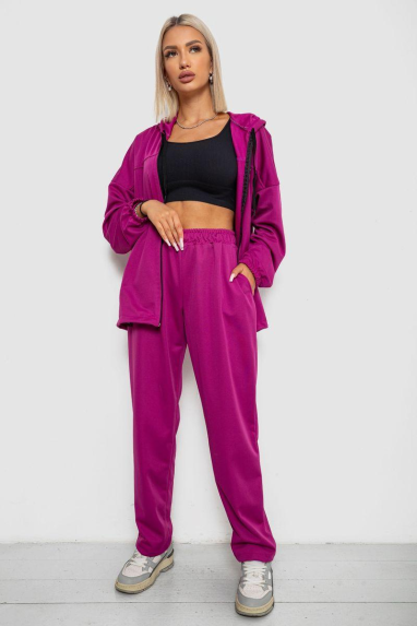 Спортивний костюм жіночий, колір фуксія, 238R114 Ager, XXXL, 54, XXXL