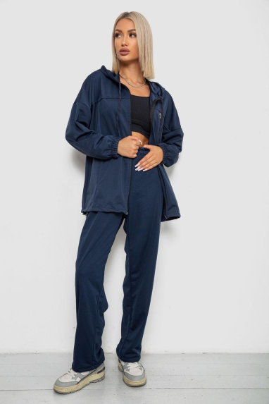 Спортивний костюм жіночий, колір темно-синій, 238R114 Ager, XXL, 52, XXL