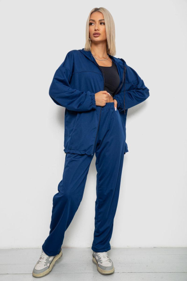 Спортивний костюм жіночий, колір синій, 238R114 Ager, XXXL, 54, XXXL