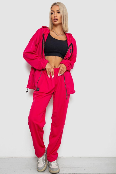 Спортивний костюм жіночий, колір малиновий, 238R114-4 Ager, XL, 50, XL