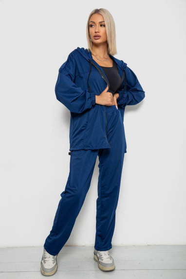 Спортивний костюм жіночий, колір синій, 238R114-3 Ager, XXXL, 54, XXXL