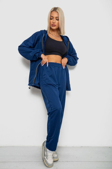 Спортивний костюм жіночий, колір синій, 238R114-2 Ager, XXL, 52, XXL