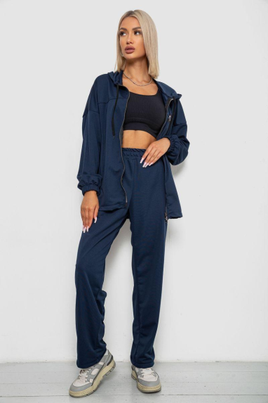 Спортивний костюм жіночий, колір темно-синій, 238R114-1 Ager, XL, 50, XL