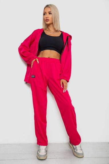 Спортивний костюм жіночий, колір малиновий, 238R114-1 Ager, XL, 50, XL