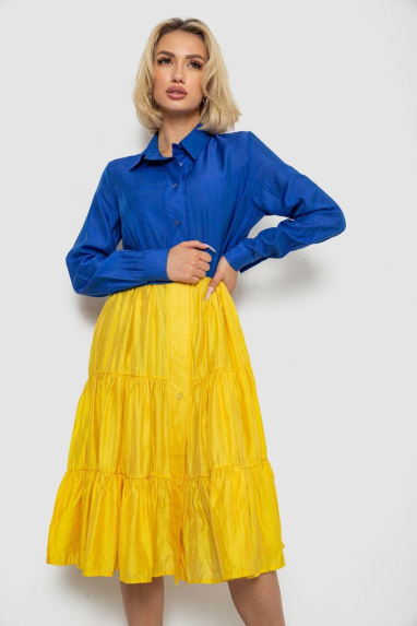 Сукня вільного крою, колір синій, 238R0093 XXL, 52, XXL