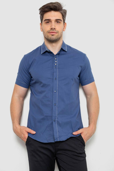 Сорочка чоловіча, колір синій, 214R7420 XL, 50, XL