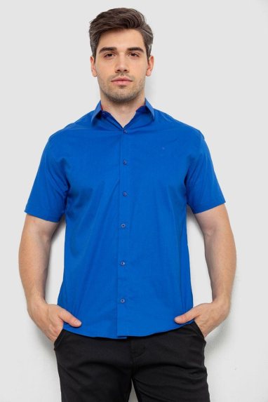 Сорочка чоловіча, колір електрик, 214R7327 XXL, 52, XXL