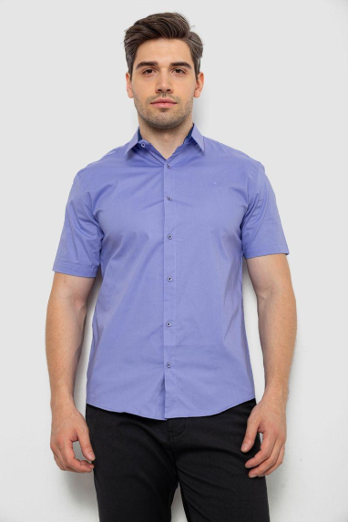 Сорочка чоловіча, колір бузковий, 214R7327 XL, 50, XL