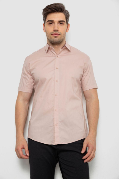 Сорочка чоловіча, колір бежевий, 214R7327 XXL, 52, XXL