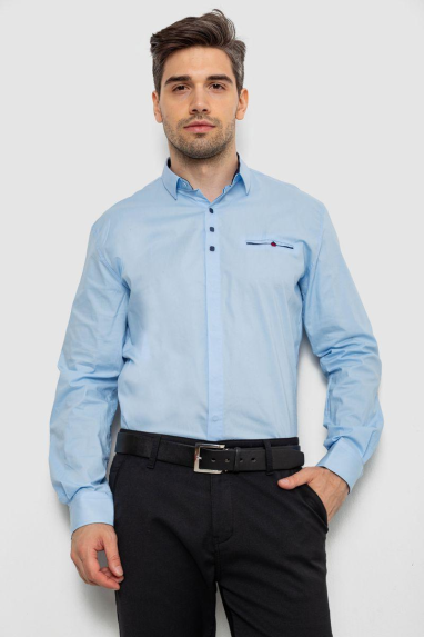 Сорочка чоловіча, колір блакитний, 214R7114 XL