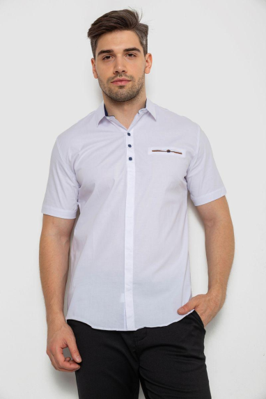 Сорочка чоловіча, колір білий, 214R7114-2 XXXL, 54, XXXL