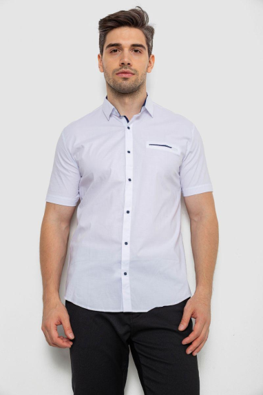 Сорочка чоловіча, колір білий, 214R7112 XXXL, 54, XXXL