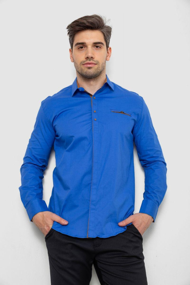 Сорочка чоловіча, колір електрик, 214R7004 XXXL, XXXL, XXXL