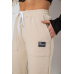 Спортивні штани жіночі, колір світло-бежевий, 247R4670 Ager, XL, 50, XL
