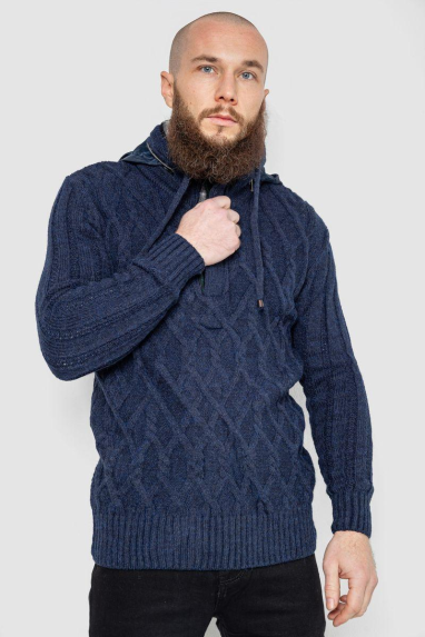 Светр чоловічий, колір синій, 214R10314 XL, 50, XL