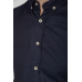 Сорочка чоловіча котонова повсякденна, колір темно-синій, 247R410 XL, 50, XL
