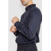 Сорочка чоловіча котонова повсякденна, колір темно-синій, 247R410 XXL, 52, XXL