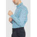 Сорочка чоловіча повсякденна, колір біло-блакитний, 247R401 XXXL, 54, XXXL