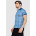 Поло чоловіче з принтом, колір синій, 247R318 XL, 50, XL