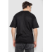 Футболка чоловіча однотонна, колір чорний, 247R3140 XL, 50, XL