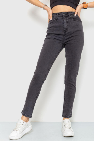Джинси жіночі skinny, колір темно-сірий, 186R0029 25, 25