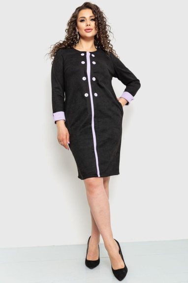 Сукня класична, колір чорний, 183R702 Ager, XXXL, 54, XXXL