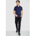 Поло чоловіче котонове, колір темно-синій, 247R301 XXL, 52, XXL