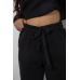 Спортивний костюм жіночий на флісі, колір чорний, 247R2021 XXXL-4XL